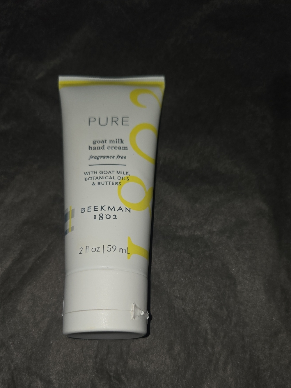 Beekman 1802 Pure Goat Milk Hand Cream - White & Yellow Accents